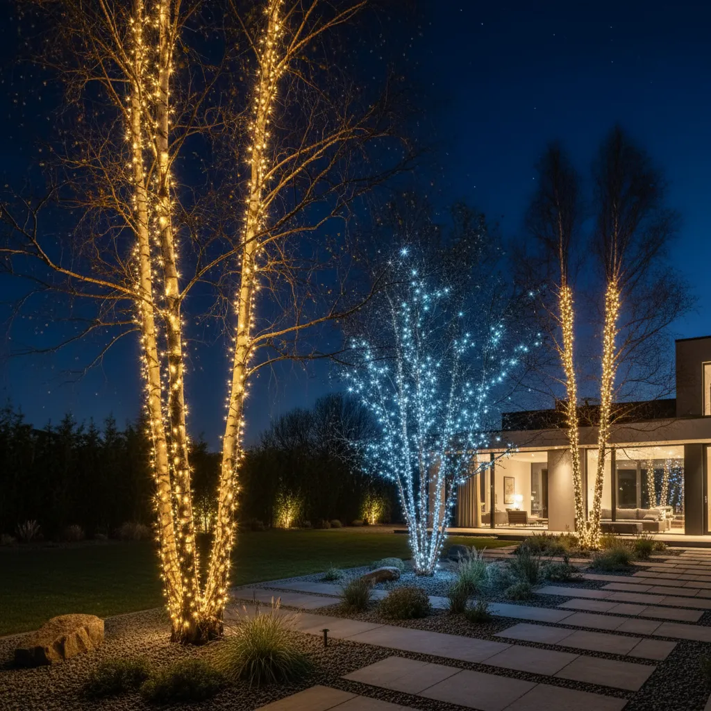 LED vs Fairy Lights for Outdoor Birch Trees: Which Creates the Best Effect?