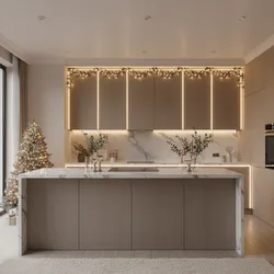 LED vs Fairy Lights for Decorating Kitchen Cabinets at Christmas