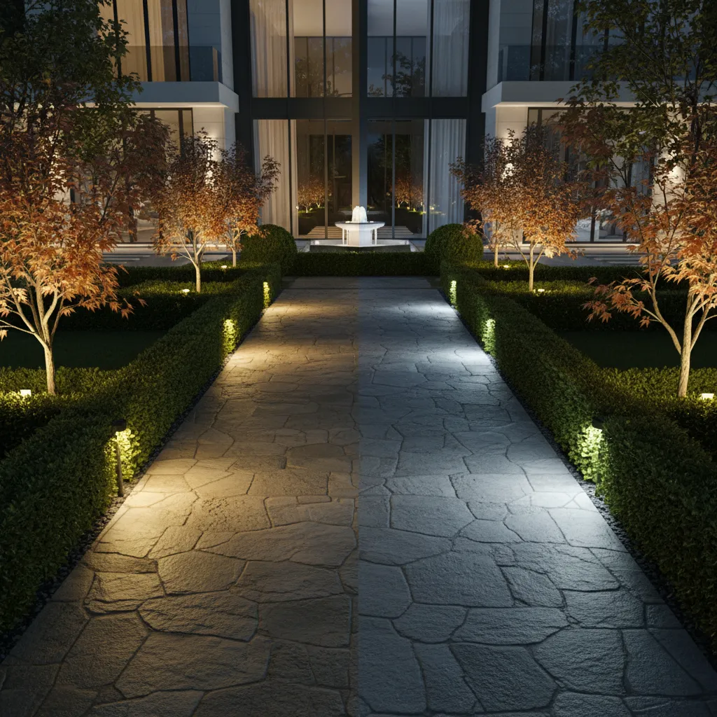 LED vs Halogen Landscape Lights Wattage Comparison