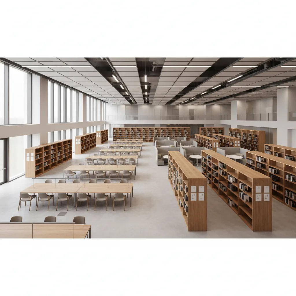 Library Floor Plan Design for Schools, Universities, and Public Libraries