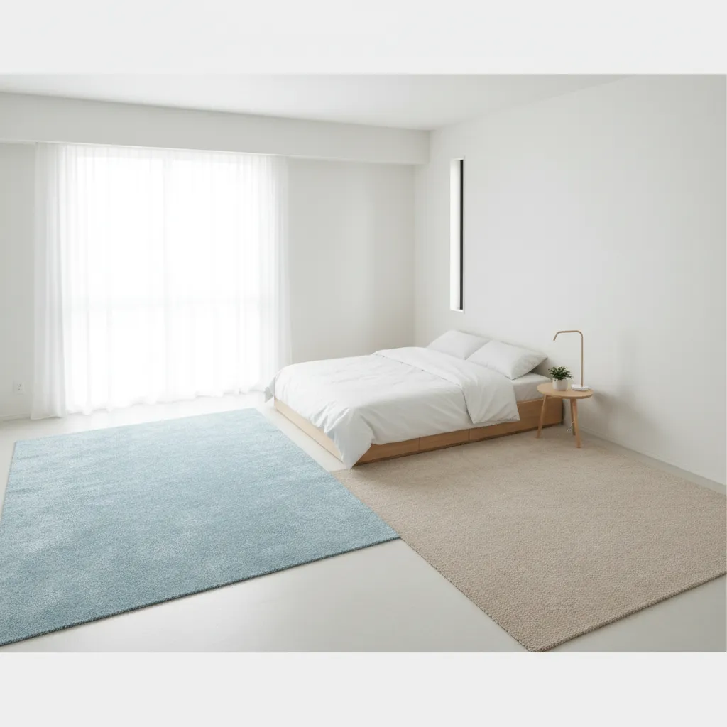 Light Blue Rug vs Neutral Rugs for Small Bedrooms