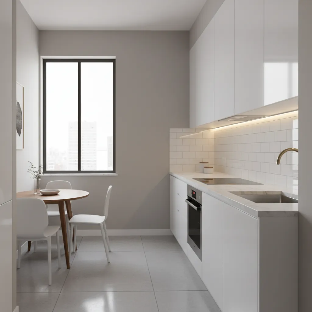 Benefits of Light Paint Colors in Compact Kitchens