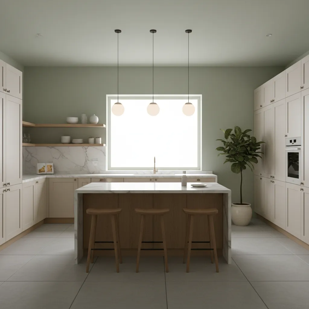 Light Green Kitchen Walls with White Cabinets: Design Ideas That Actually Work
