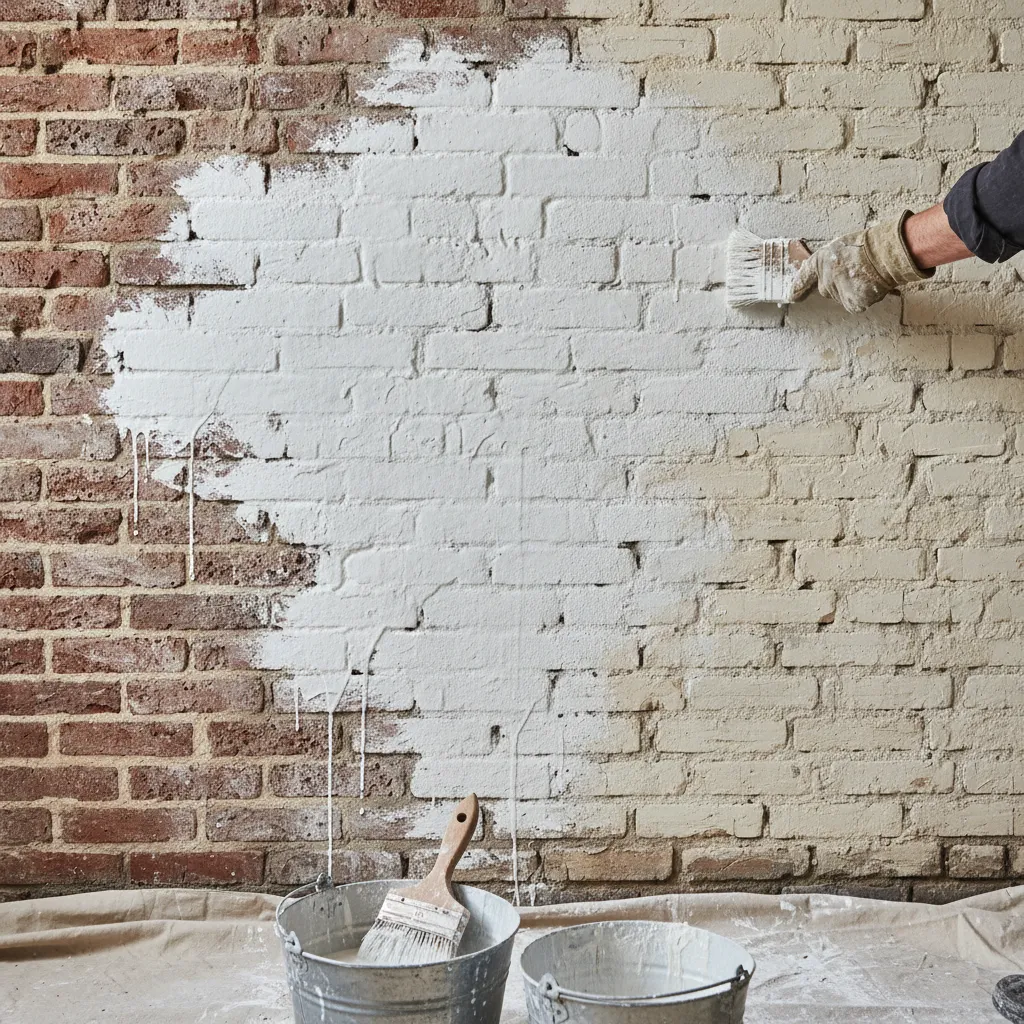 How to Fix Limewash Not Sticking to Painted Brick