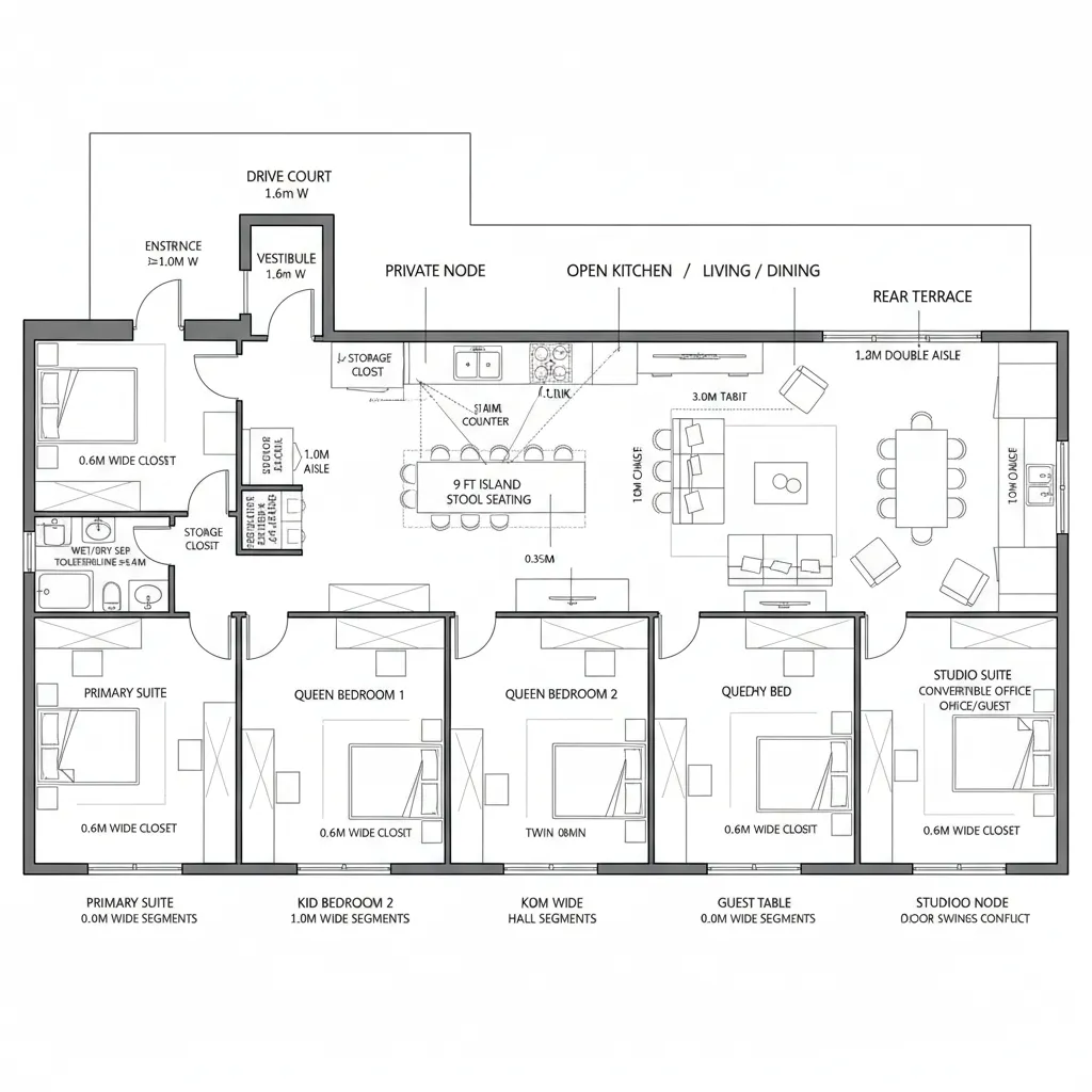 Linear Bar + Flex Nodes