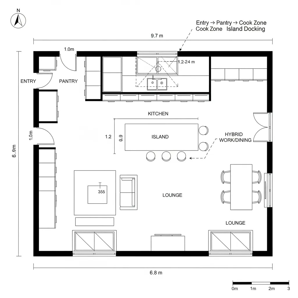 Linear Spine: Island as Command Bus