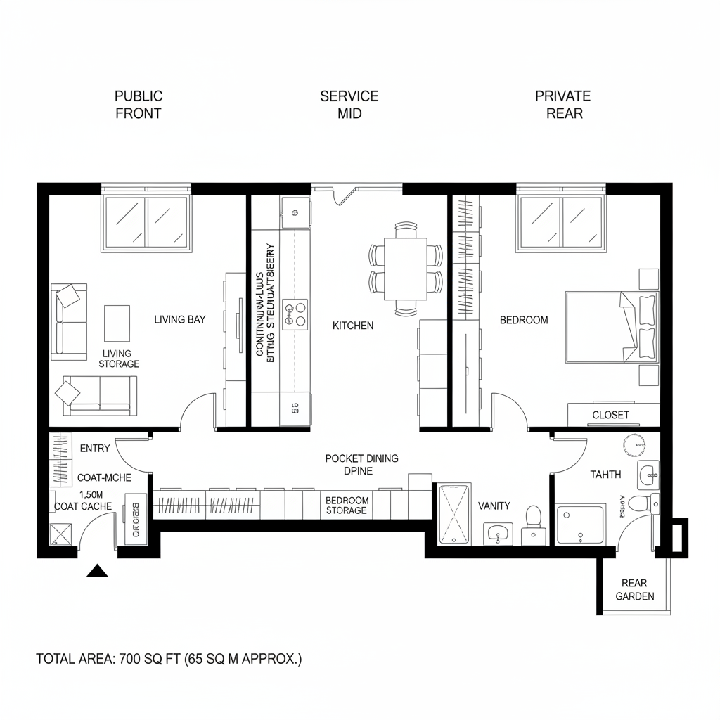 700 sq ft Ground Floor Plan: Future-Ready Layouts