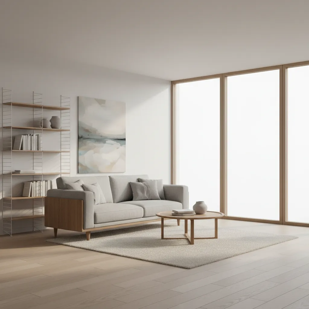Realistic 3D interior preview created using Mac home design software