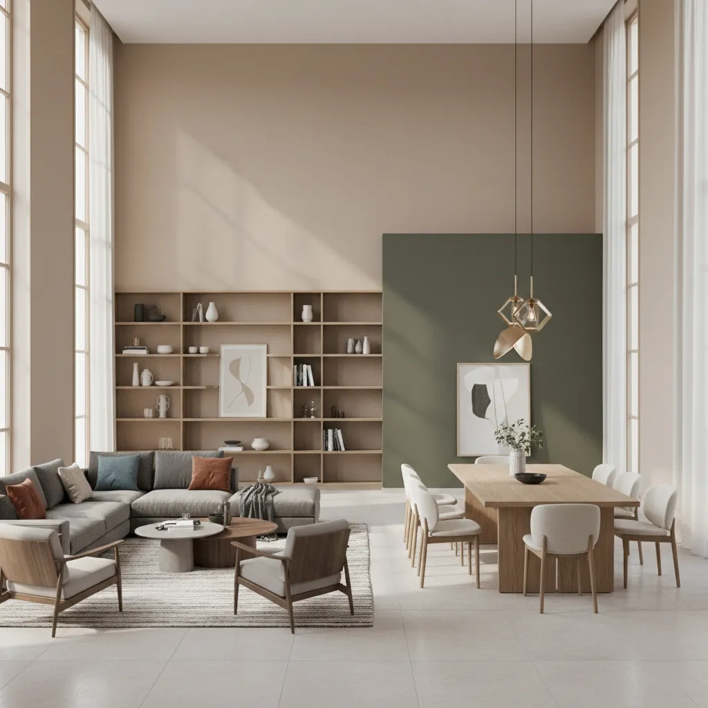 Best Paint Color Combinations for Living Room and Dining Room Combos