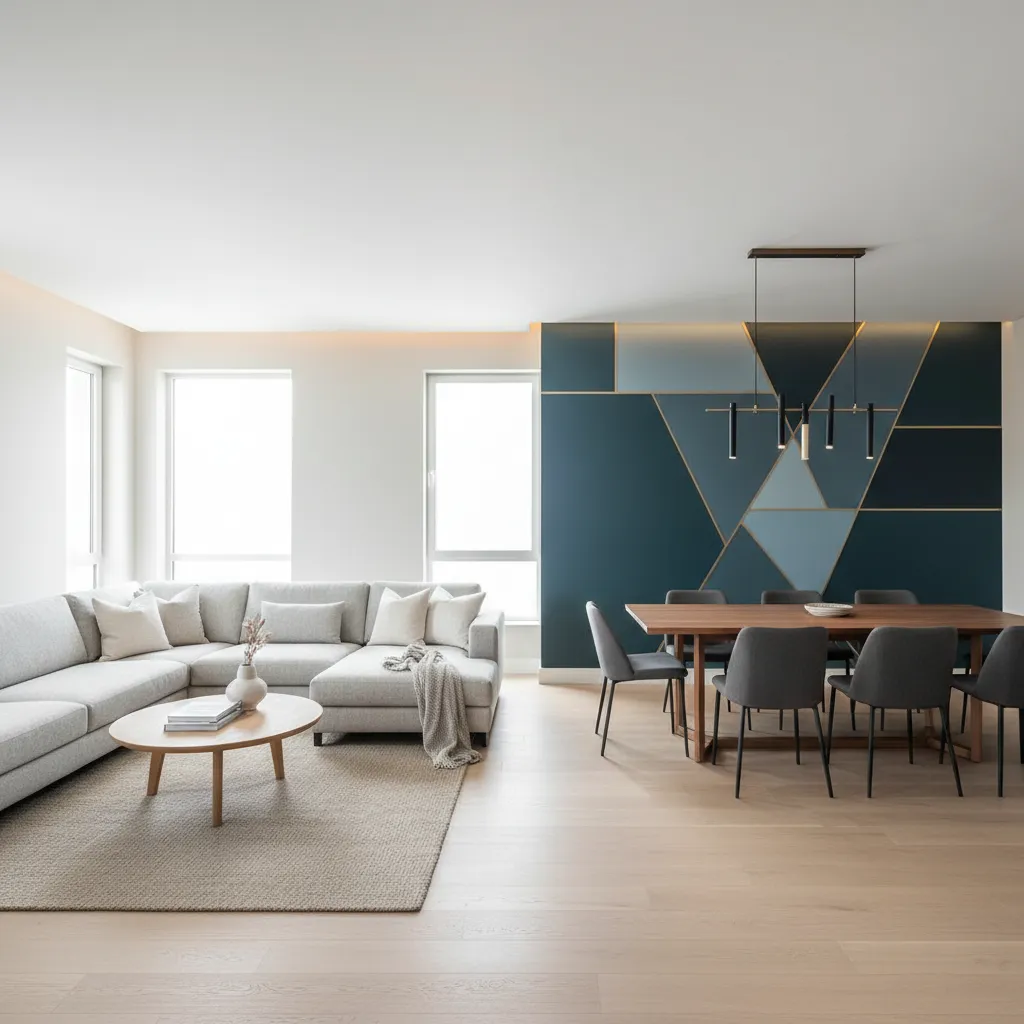 How to Visually Separate Living and Dining Areas with Paint