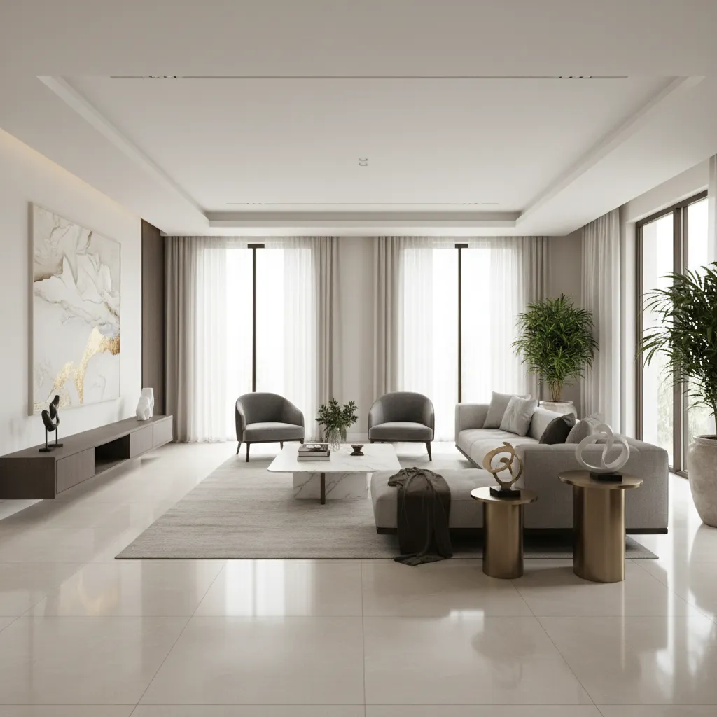 5 Living Hall Tiles Design Ideas That Work