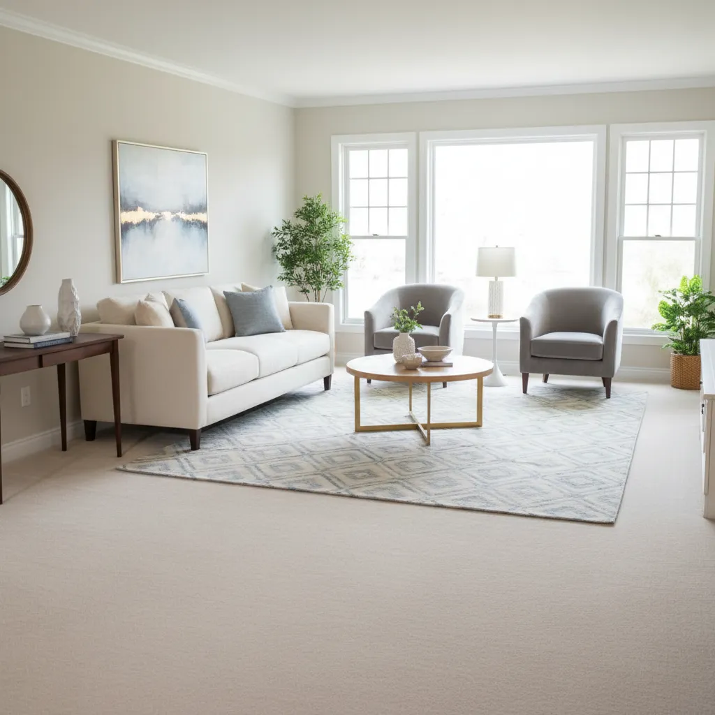 Improved living room layout showing clearer furniture placement