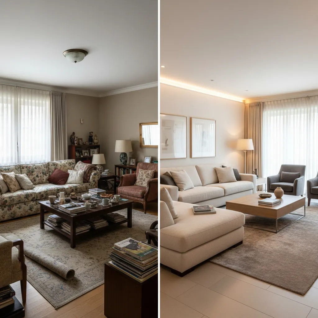 Living Room Interior Design Before and After: Real Transformations That Actually Work