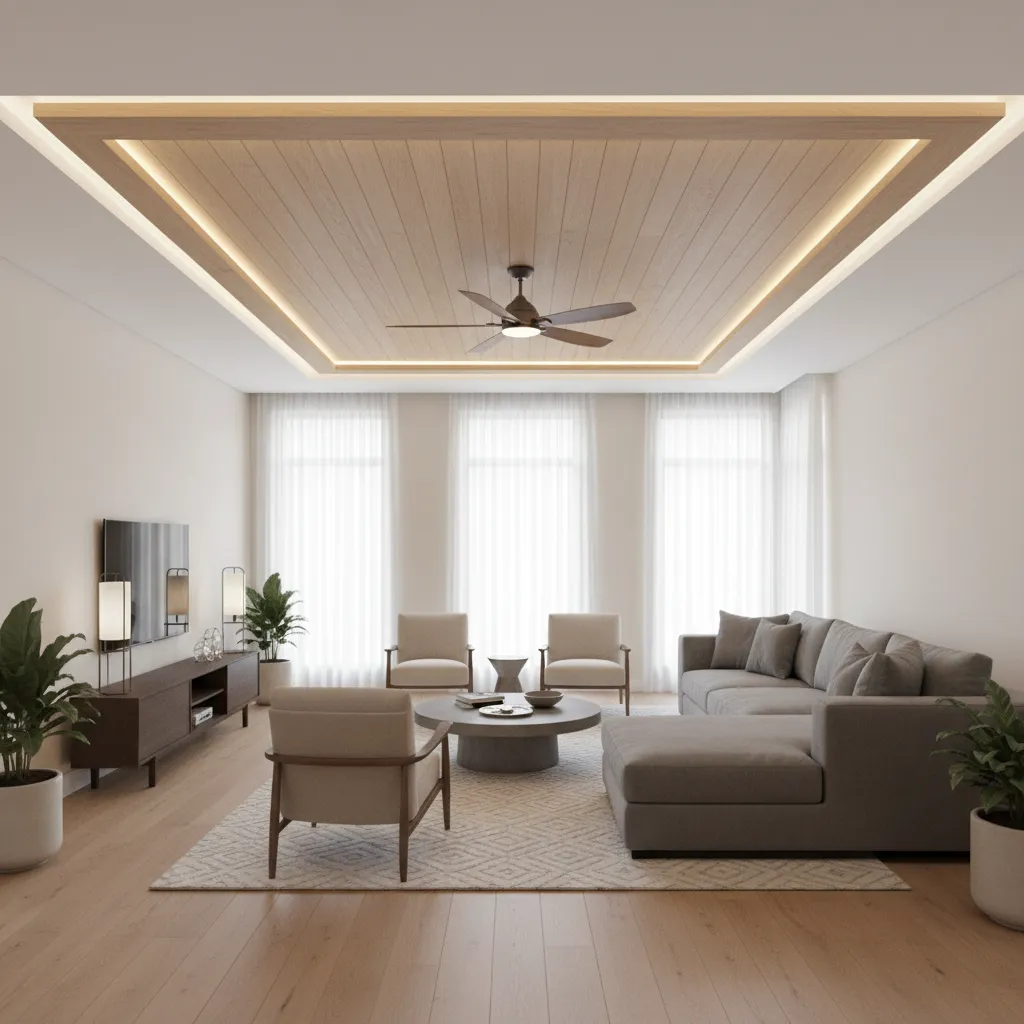 Ceiling Design for Living Room with Ceiling Fan: Smart Layout Ideas That Actually Work