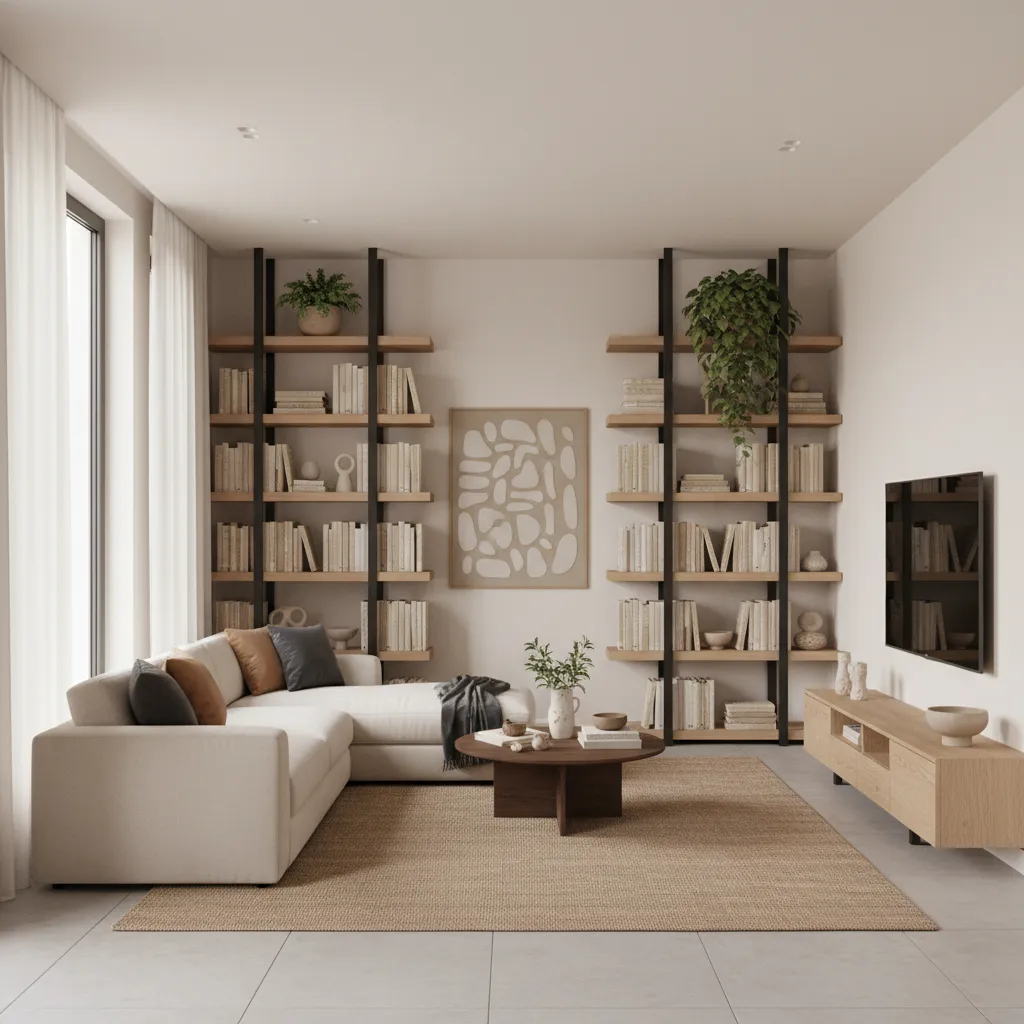 Living room corner shelf ideas that actually work