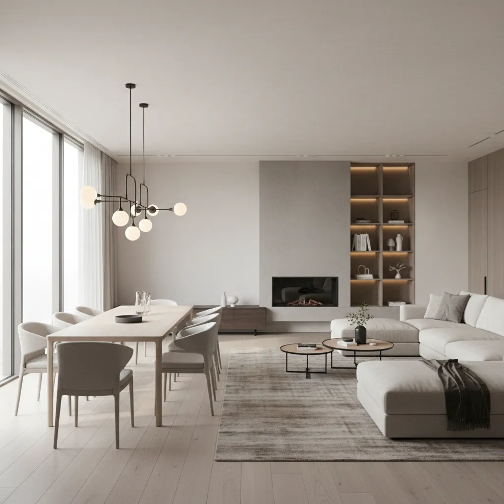 Where to Put a Dining Table in a Living Room for Better Flow