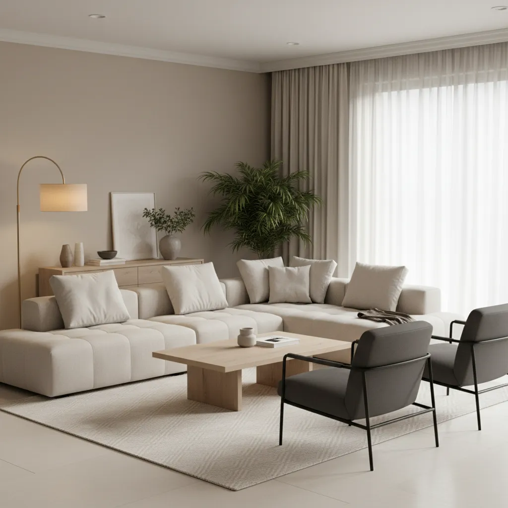 living room furniture spacing with sofa coffee table and chairs properly spaced
