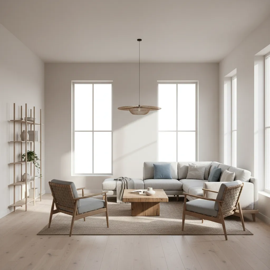 living room wall showing paint color change between sunlight and shadow