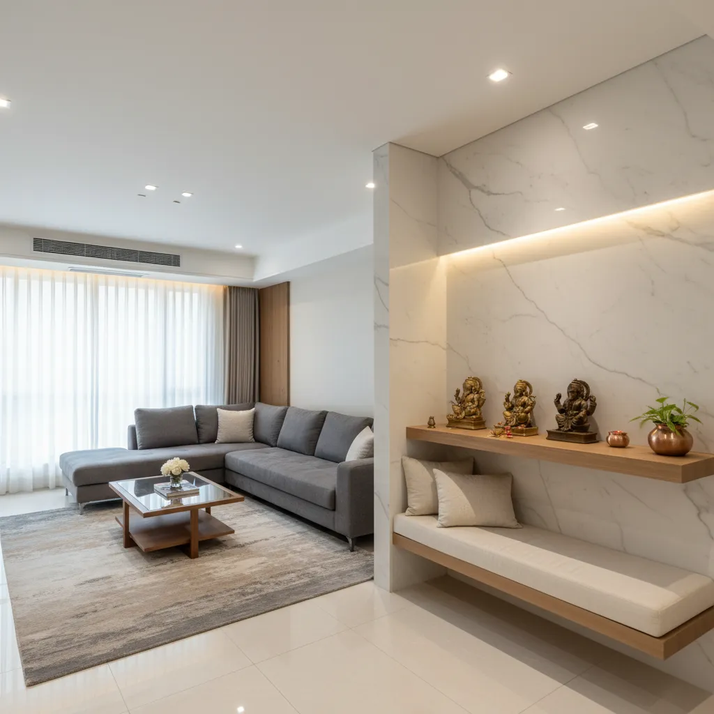 5 Mandir Design in Living Room Ideas That Work