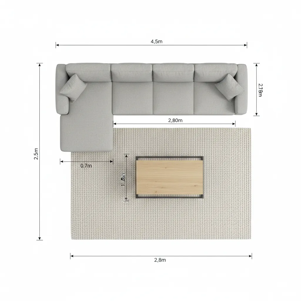 living room floor plan measuring furniture layout
