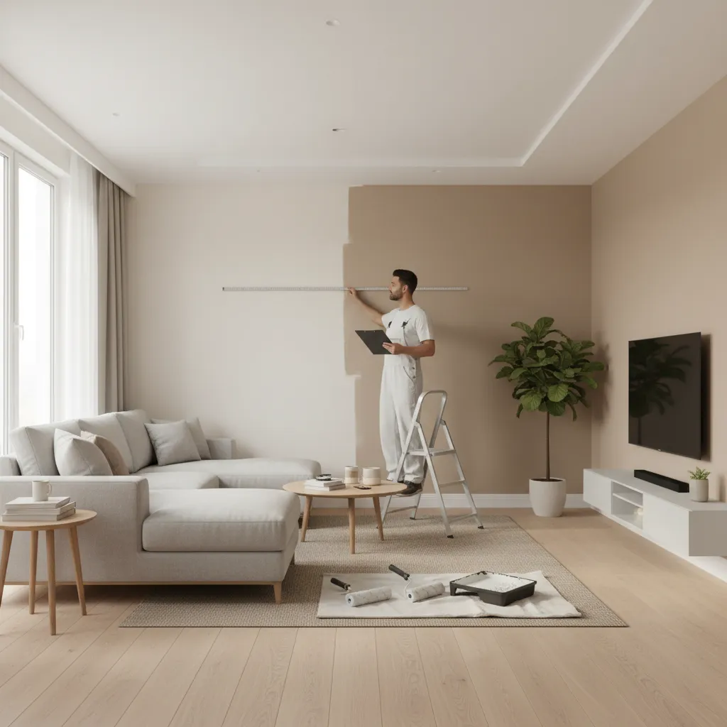 How Professional Painters Estimate Living Room Painting Costs: Understand the real pricing logic contractors use so you can read painting quotes with confidence and avoid hidden costs.