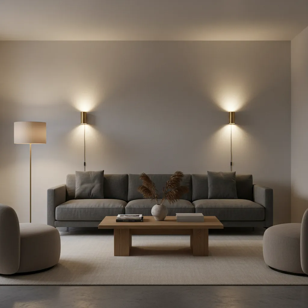 How to Optimize Living Room Lighting with Plug‑In Wall Sconces: Design strategies to improve brightness, balance, and atmosphere using plug‑in wall sconces in modern living rooms.