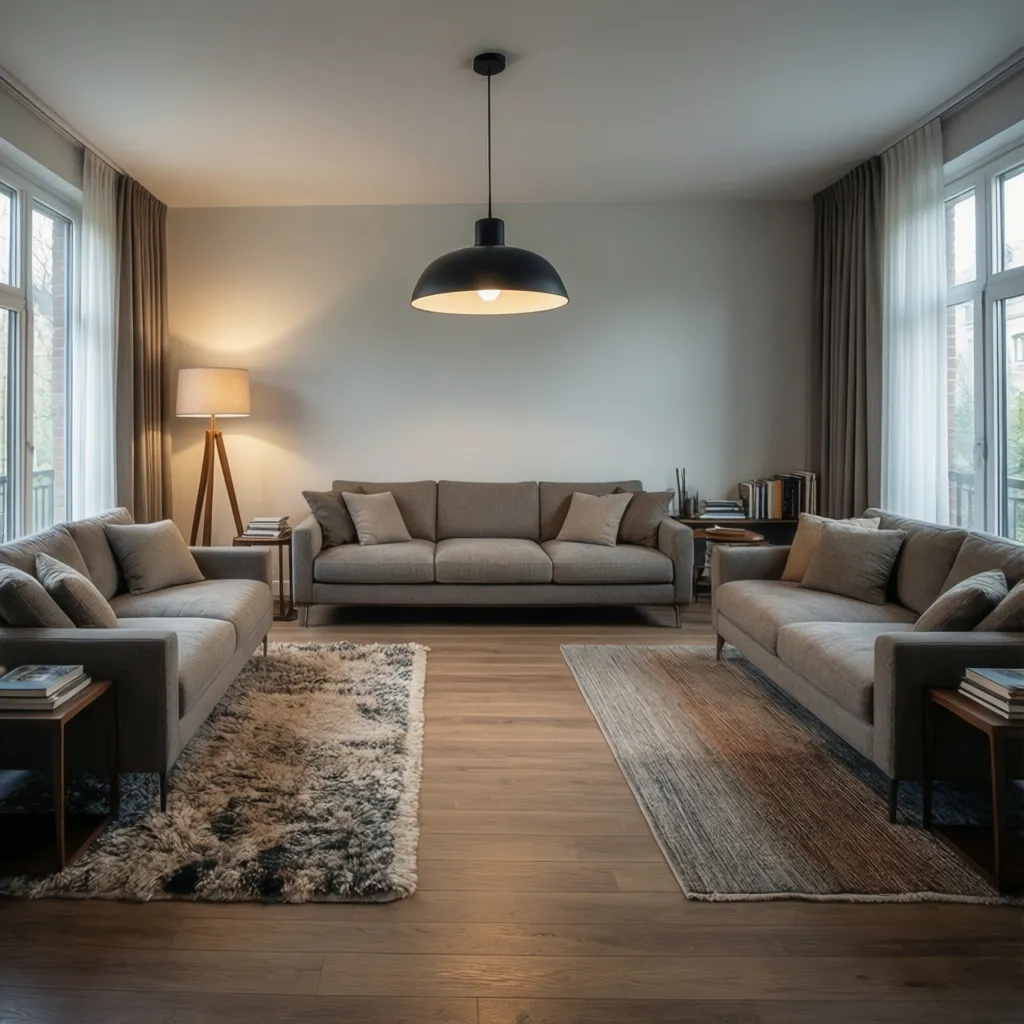 Using Rugs and Lighting to Define Layouts