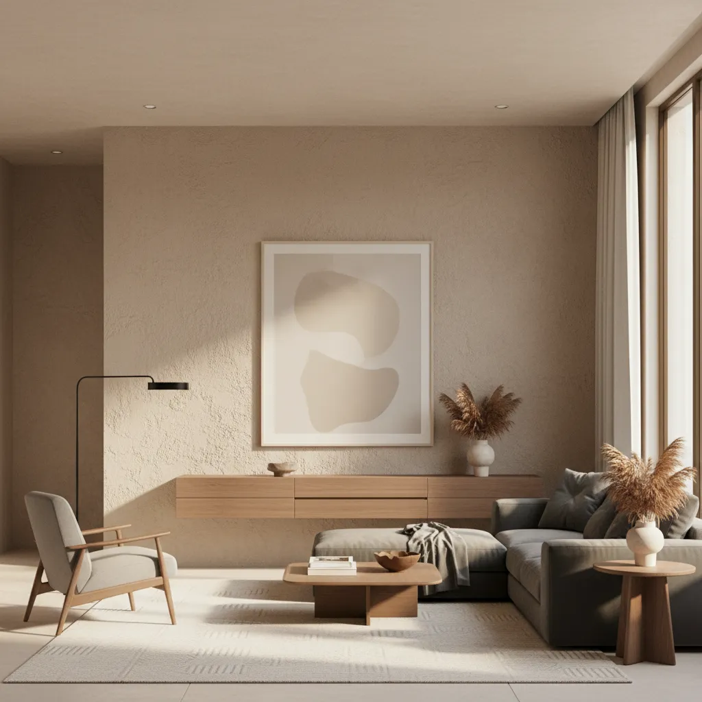 Living Room Latest Texture Design for Wall Ideas: Modern wall texture styles designers use today to create depth, warmth, and a high‑end living room look