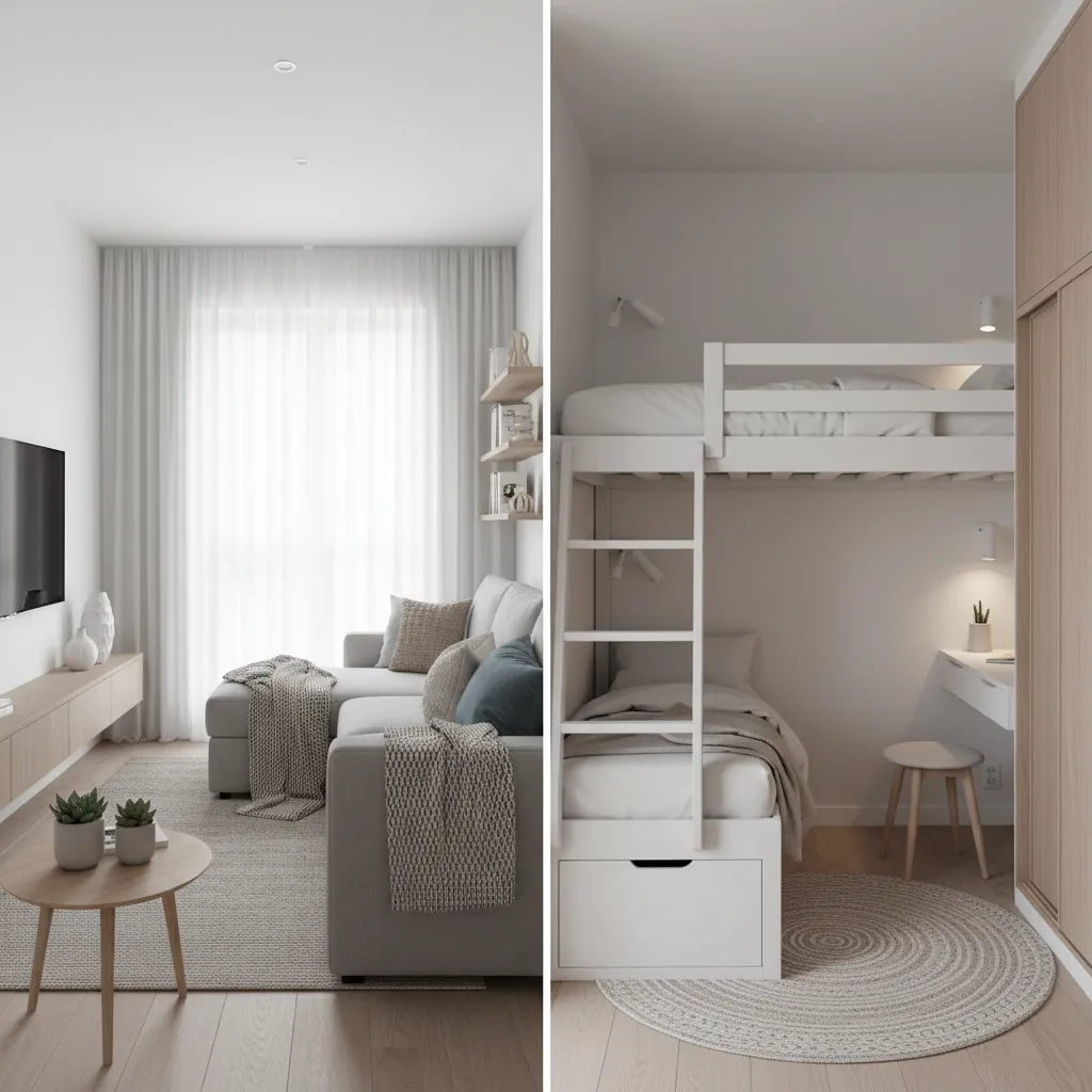 Living Room vs Bedroom for Family Sleeping in Small Homes