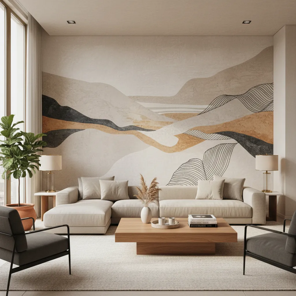 5 Wall Mural Ideas for Living Room That Wow