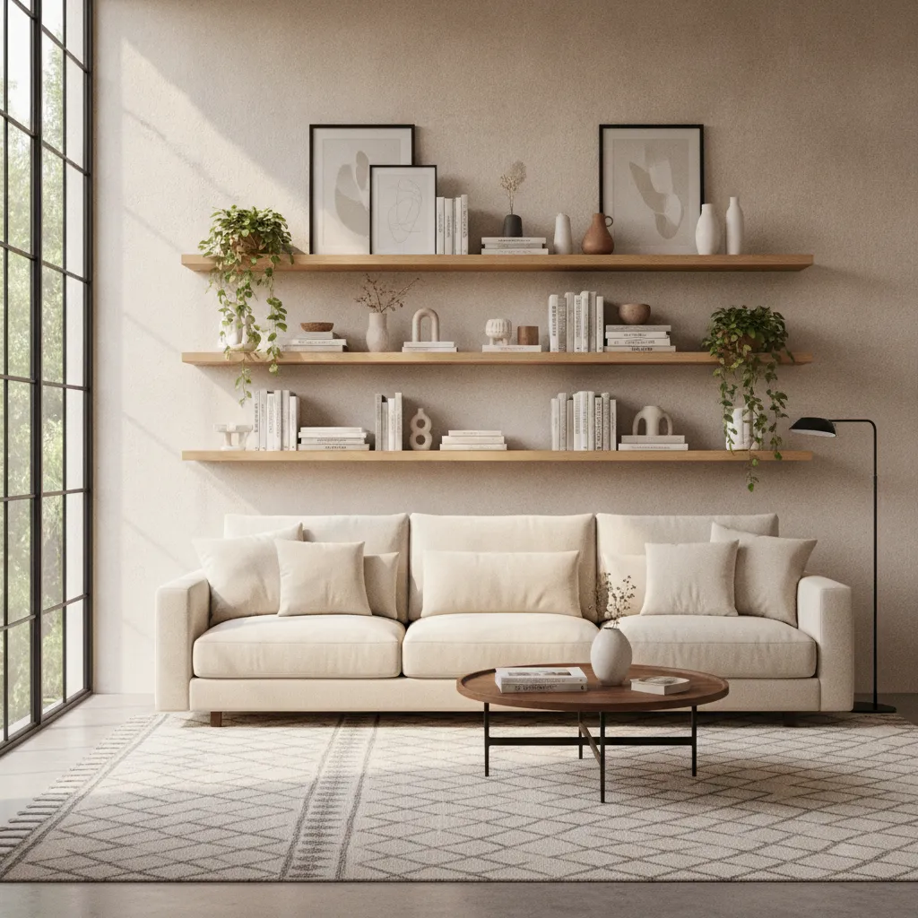 Wall Shelf Ideas for Living Room I Swear By