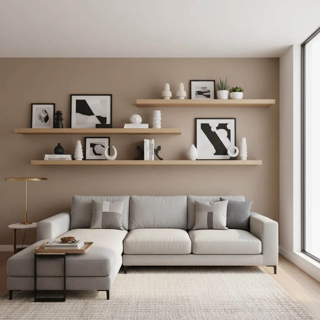 Wall Shelves Design Ideas for Living Room That Actually Work