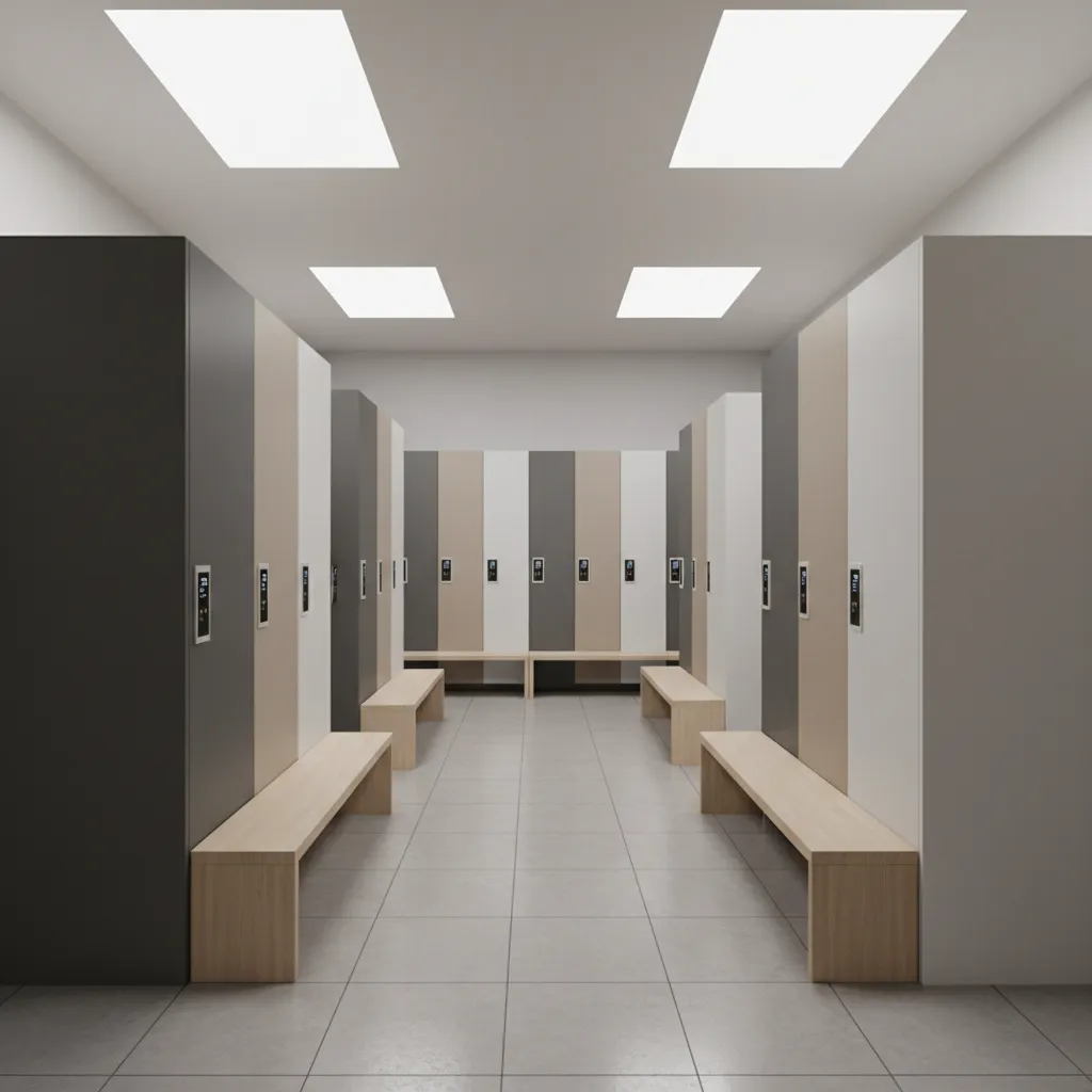 Privacy Focused Materials for Locker Room Partitions