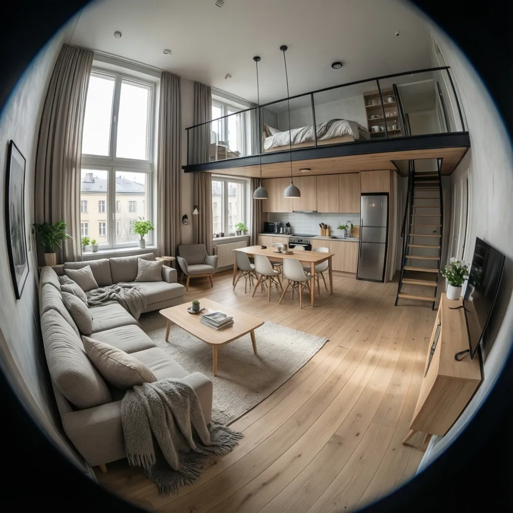 Loft de 35 m²: diseño interior que sí funciona