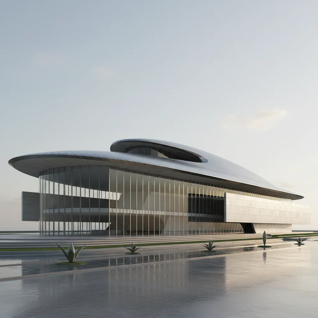 loft modeling used to create complex architectural roof form