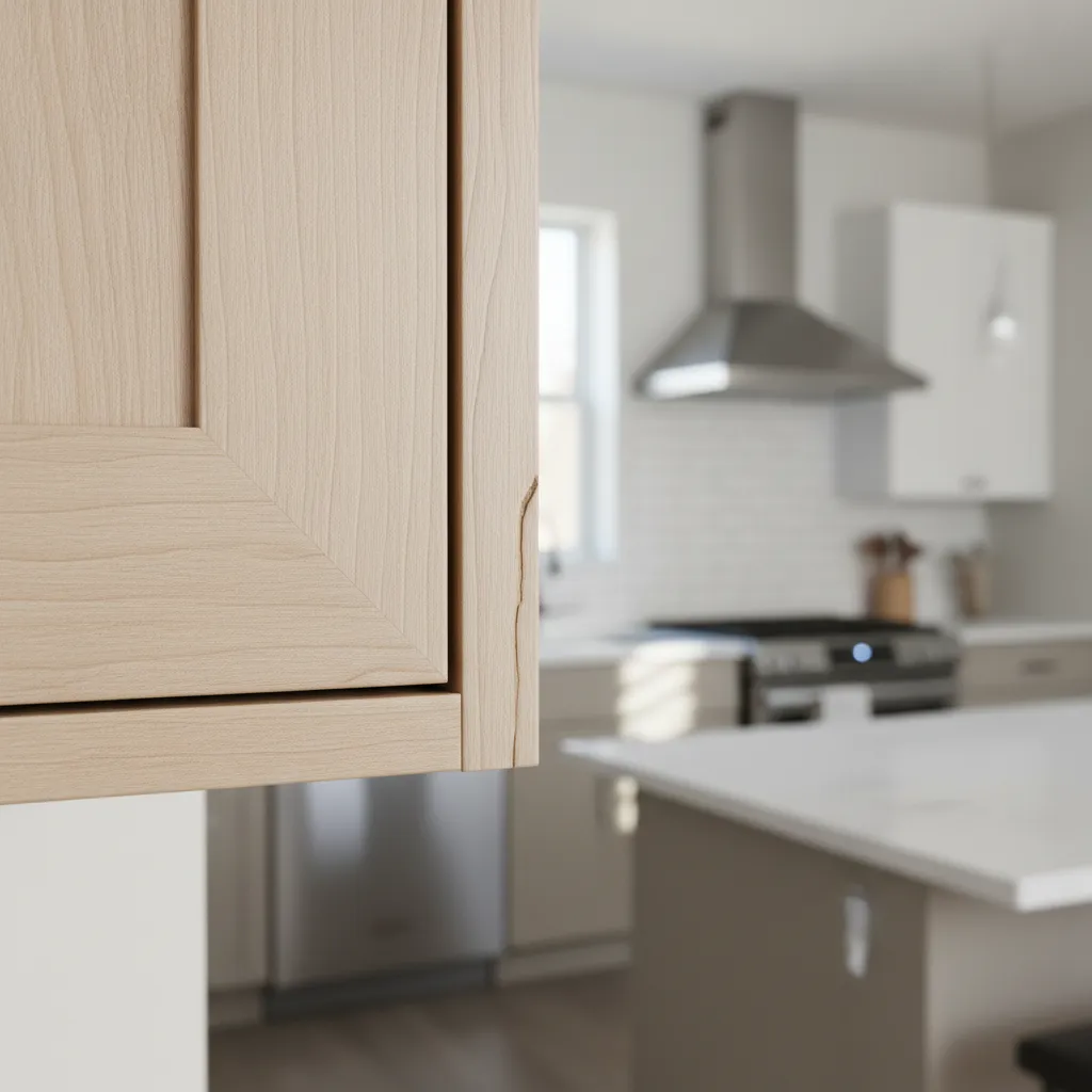 loose kitchen cabinet frame joint separating at the corner