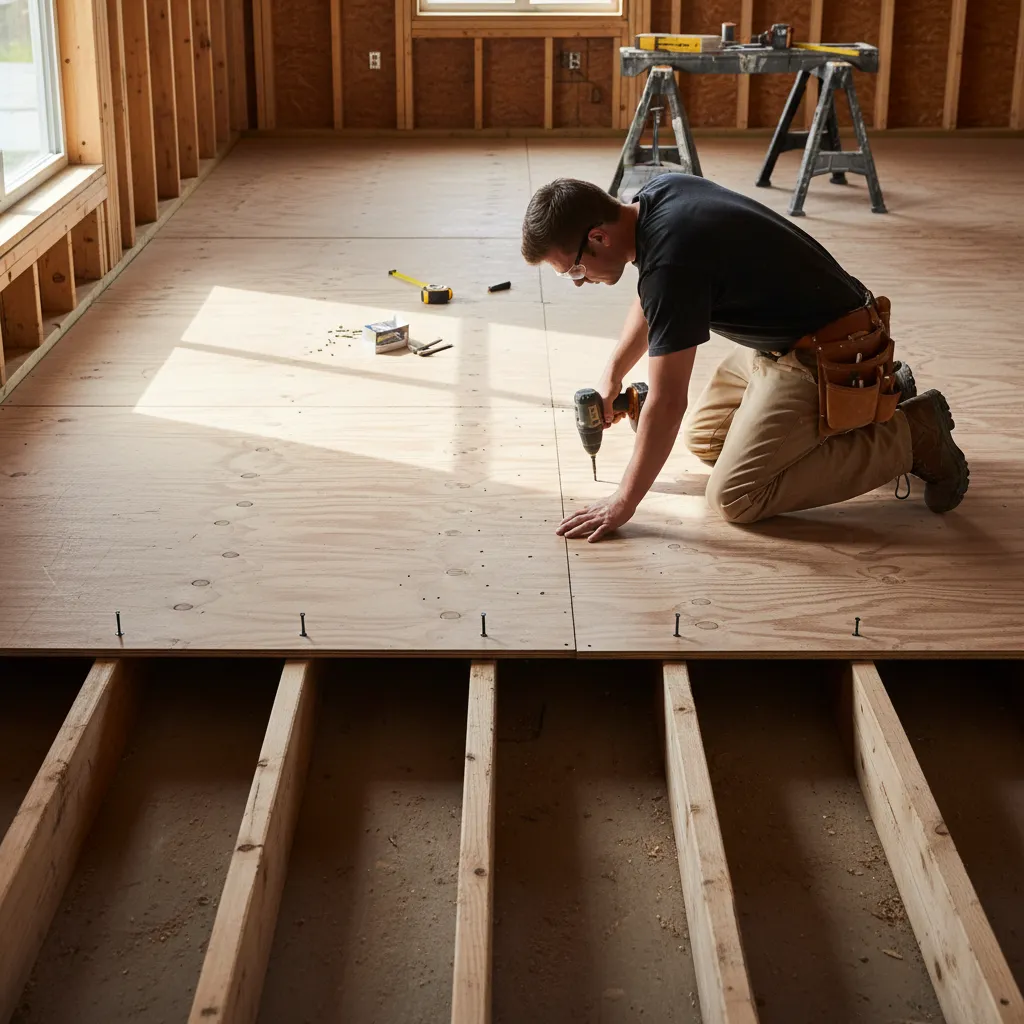 Weak Subfloor or Loose Fasteners