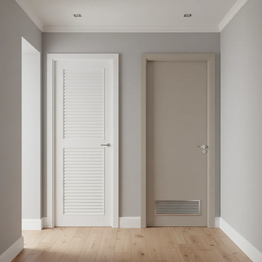 Louvered vs Vented Laundry Room Doors Which Ventilation Option Works Best