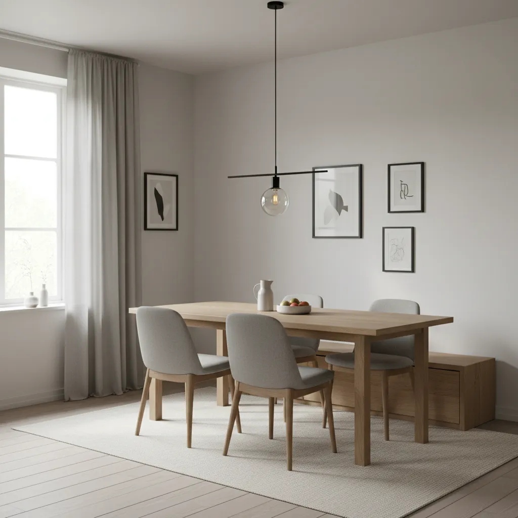 dining pendant positioned about 30 inches above table in low ceiling dining room