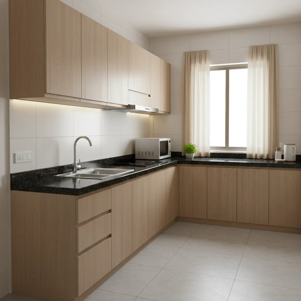 Low Cost Modular Kitchen Price in India: Realistic Budget Guide: Understand actual modular kitchen costs in India, hidden expenses, and smart ways to design a functional kitchen on a tight budget.