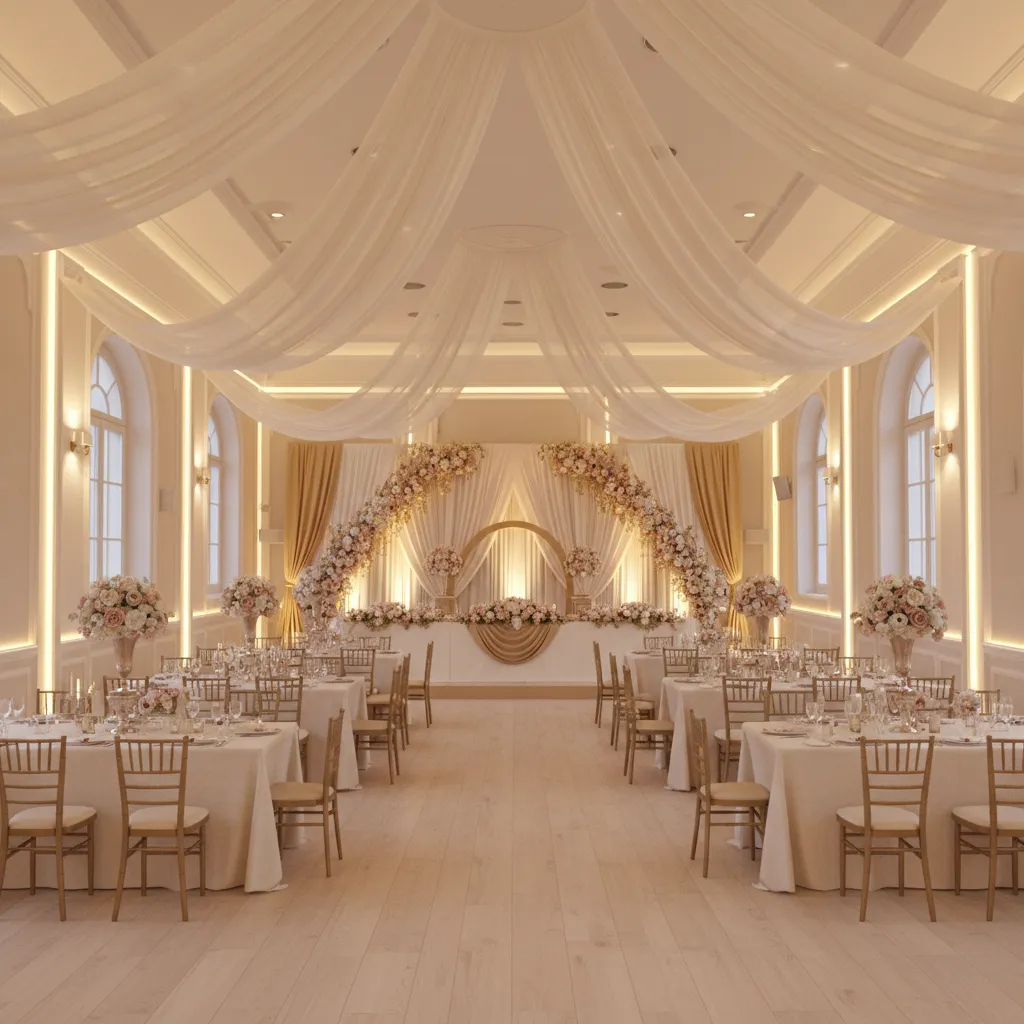 Low-Cost Materials for Wedding Hall Decoration That Still Look Elegant