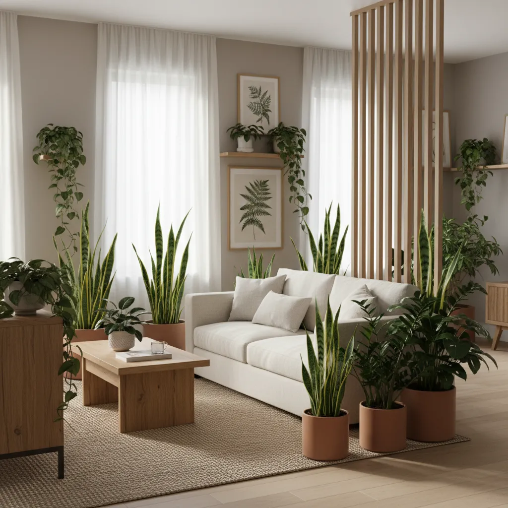 5 Best Low-Light Plants for Living Rooms