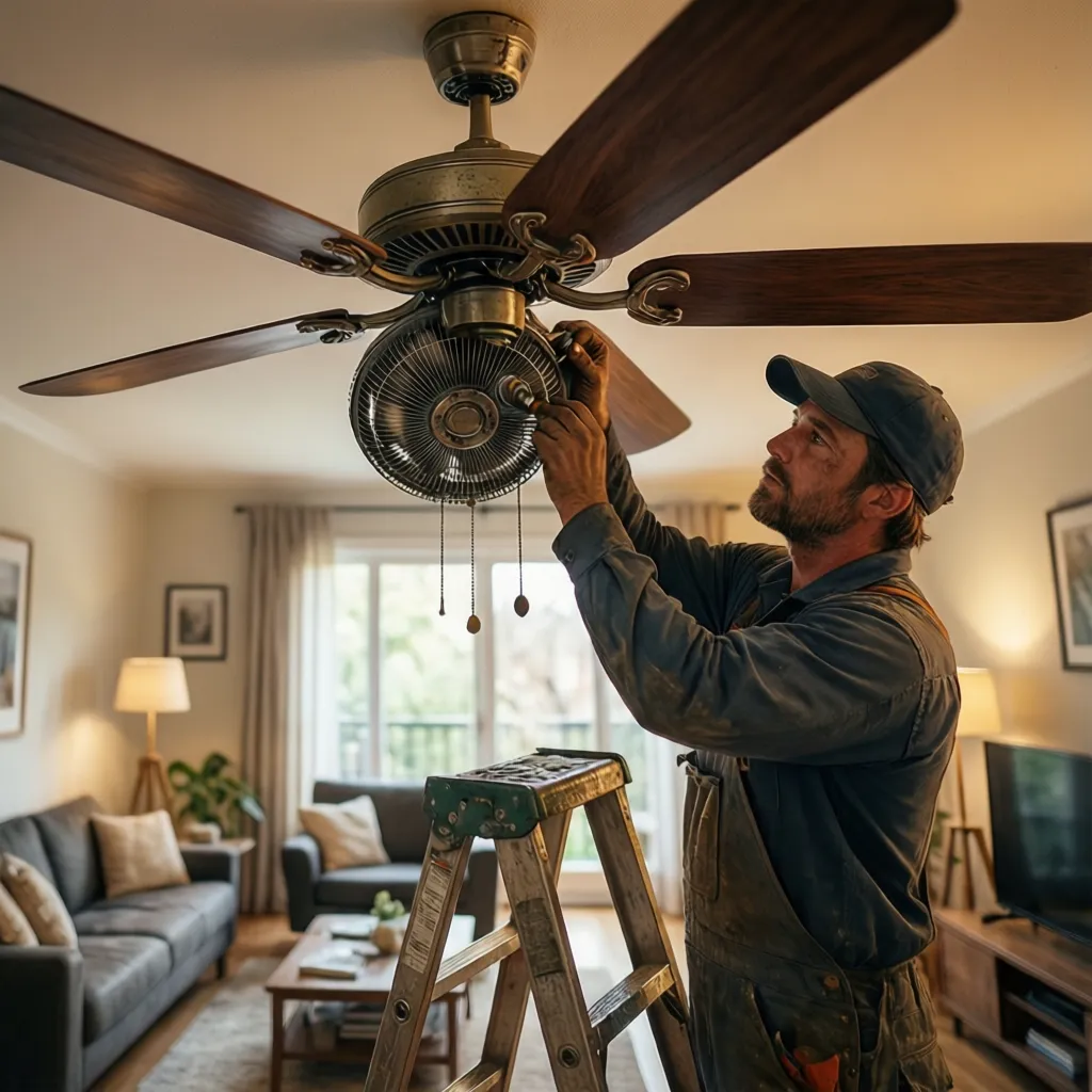 How to Lubricate an Old Ceiling Fan Safely