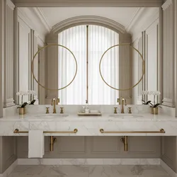 Cross Handle Bathroom Faucets in Luxury Hotels