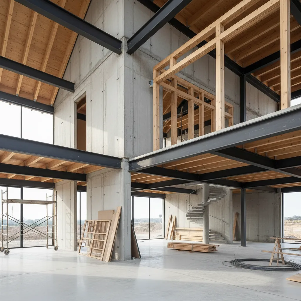 Concrete vs Steel vs Wood for Luxury Homes