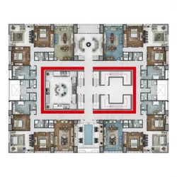 Risk Control and Safety Planning in Luxury Hotel Floor Layouts