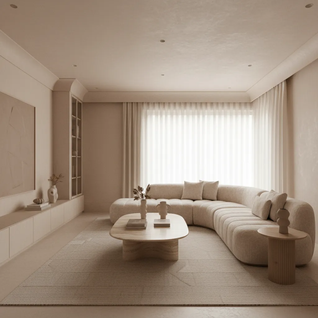 How Interior Designers Use Nude Tones in Luxury Living Rooms