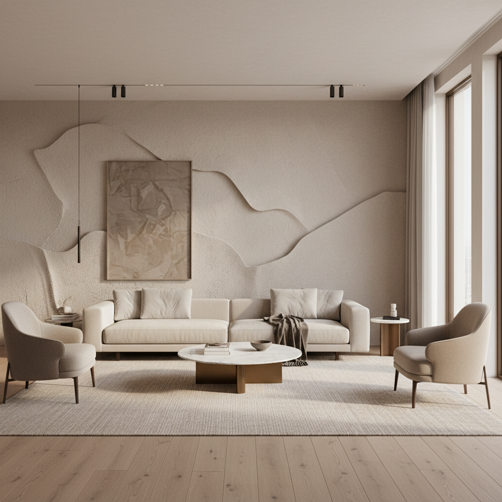 Royal Texture Paint Designs for Living Room Ideas