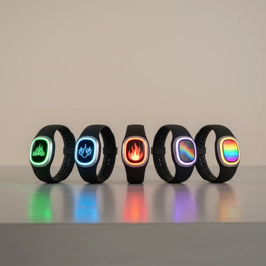 Rainbow vs Single Color MagicBand Effects