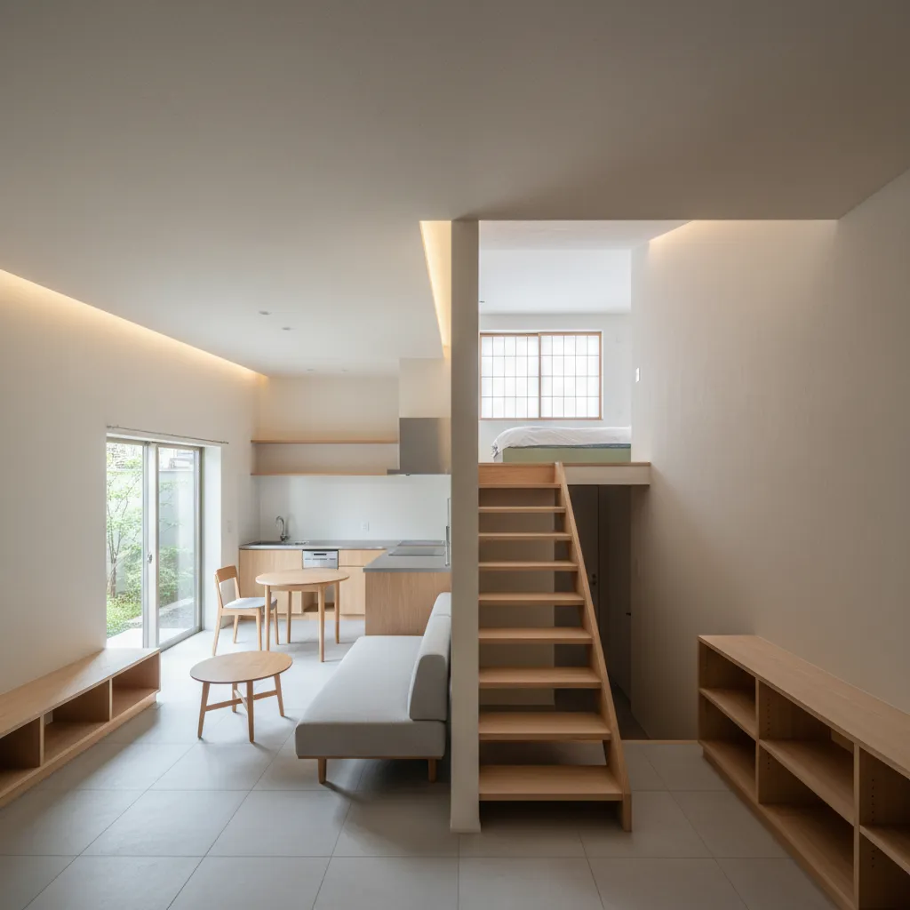 2LDKメゾネットを静かに成立させる視点: 上下の余白が生活の秩序を緩やかに編み直す